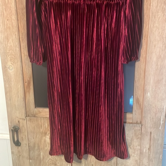 5/$25 Velvety Ribbed Dress with bow tie in the back. Maternity. - Picture 2 of 10